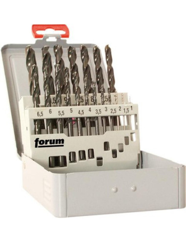 Zestaw wierteł krętych, chwyt cylindryczne DIN 338 N szlifowane HSS 19 części 1,00-10,00mm 4210707030 Forum