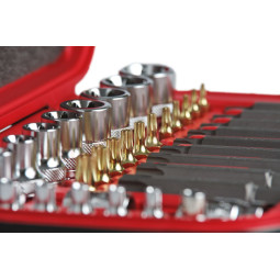 Zestaw narzędziowy Torx 1/2" 3/8" 1/4" 36 części Rooks 01.0036