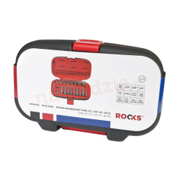 Zestaw narzędziowy Torx 1/2" 3/8" 1/4" 36 części Rooks 01.0036