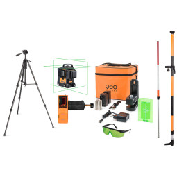 Laser krzyżowy, zestaw Geo-Fennel Geo6X GREEN SP Li-Ion SOFT BAG L81-maxi