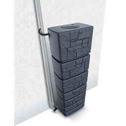 Zbiornik na deszczówkę 500l TOWER STONE antracyt Waterform IDTST500-S433