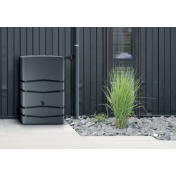 Zbiornik na deszczówkę 450l AQUA TOWER smooth gray Waterform IDTC450-429U