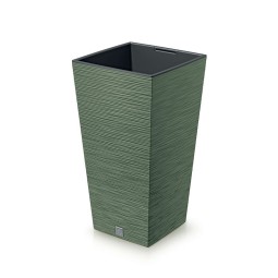 Doniczka FURU SQUARE - ziemisty zielony Prosperplast DFSH400-5615C