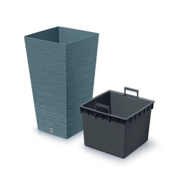 Doniczka FURU SQUARE - ziemisty zielony Prosperplast DFSH400-5615C