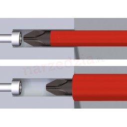 Zestaw bitów slimBit electric z uchwytem 7szt. Wiha WH-36079