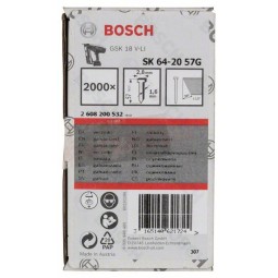 Sztyft, łeb wpuszczany, SK64 20G Bosch