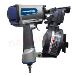 Gwoździarka papowa, pneumatyczna, bębnowa, zakres gwoździ 19-45mm Rawlplug R-RAWL-PRN-45